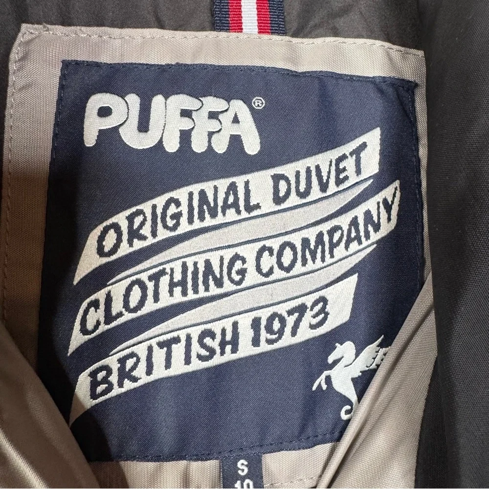 Puffa Orginal Duvet Clothing Company‎ Black Puffer Coat Size Medium